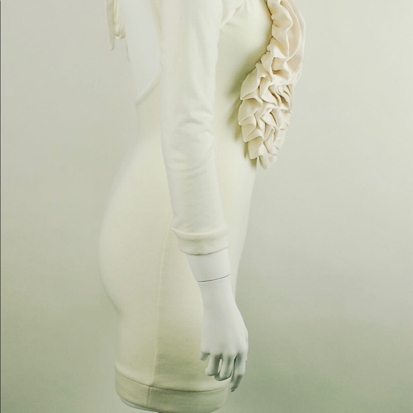 Ivory Open-back Mini Dress size small - Picture 6 of 8